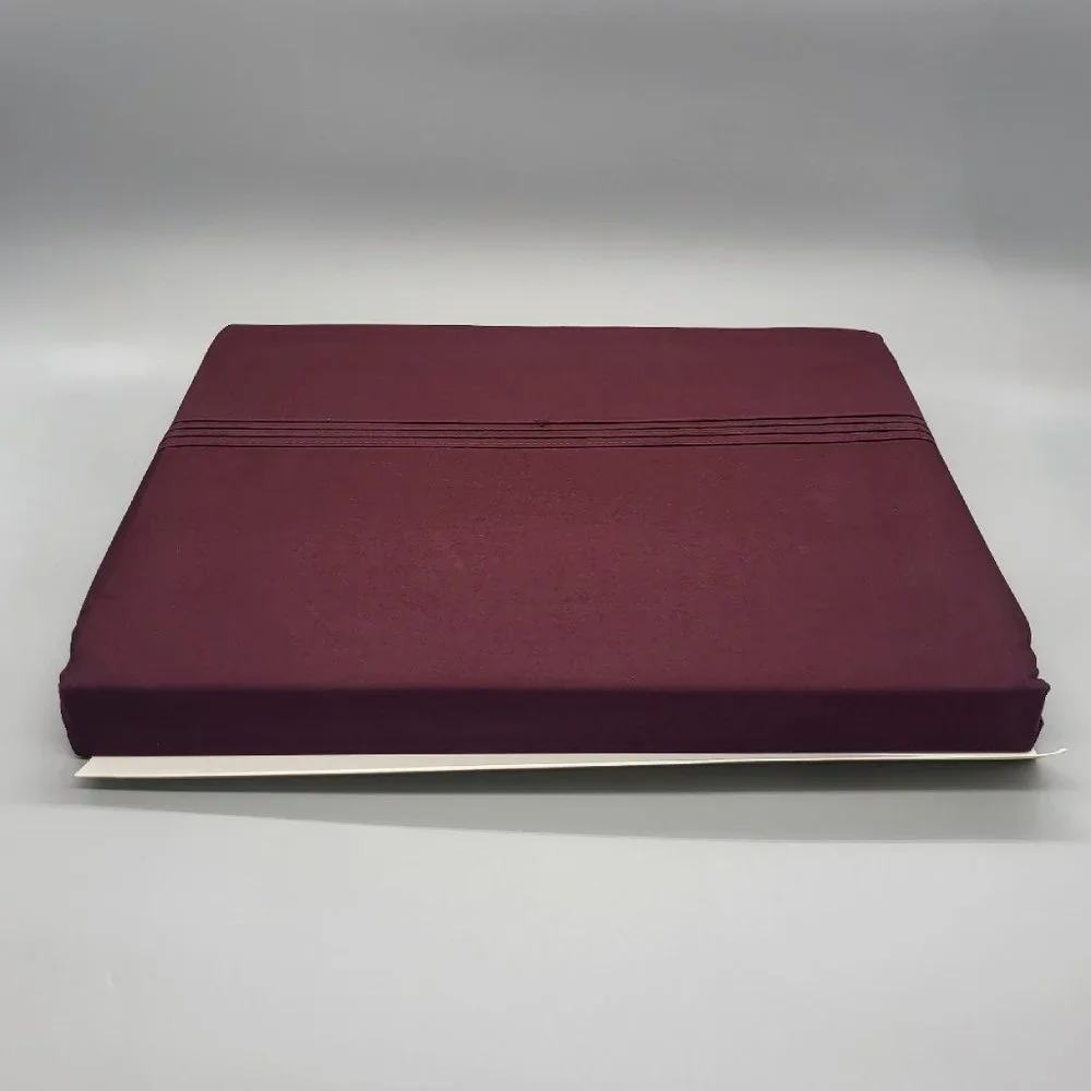 Lauren Ralph Lauren Addison Twin Flat Sheet in Cabernet